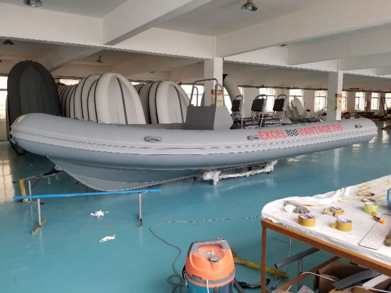 750cm Large Scale Rigged Inflatable Fleet