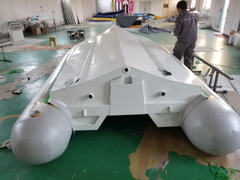 Rigid Marine Boat Hull Structure Assembly