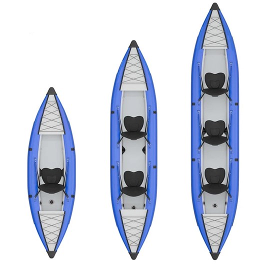 3-Person Kayak Multi-size Aerial View